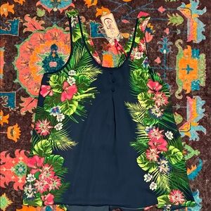 New Candie’s tropical Women's Floral Tank Top